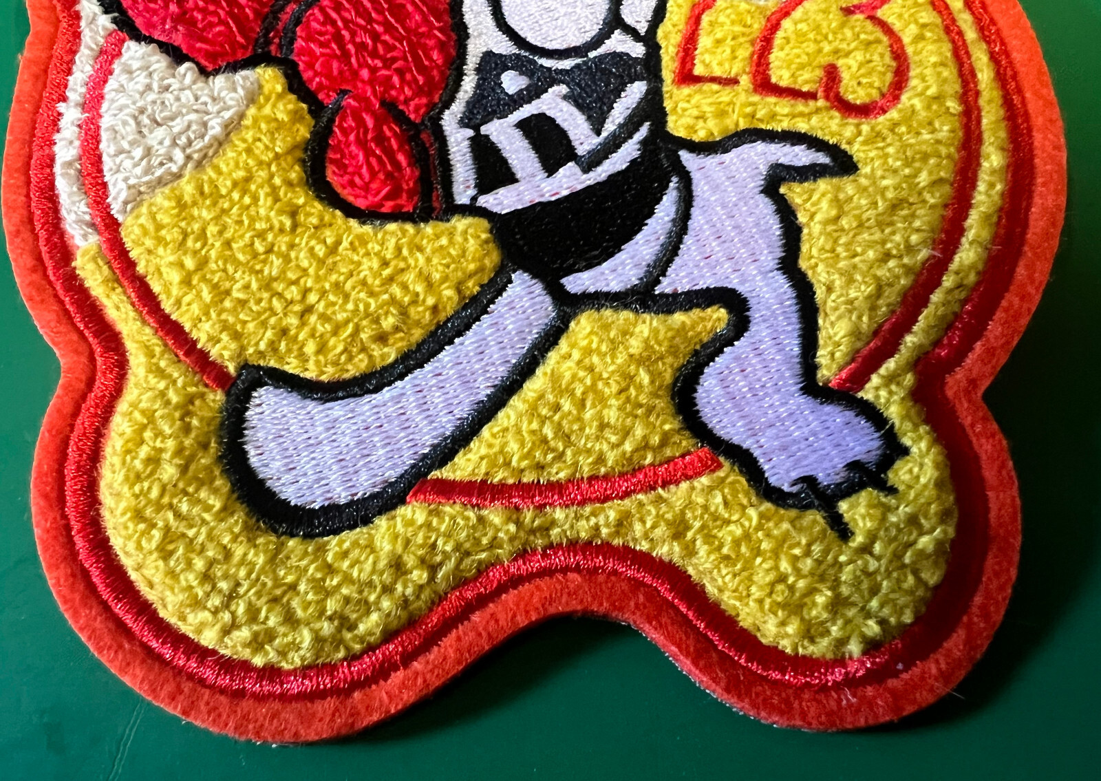 MARINE CORPS VMA 223 BULLDOGS SQUADRON BREAST PATCH- CHINILLE