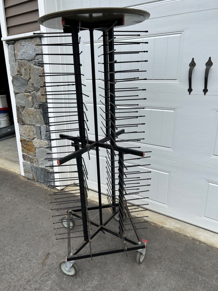JackStack 100-Plate Extra-Long Mobile Pizza Plate Rack JS100C/9"