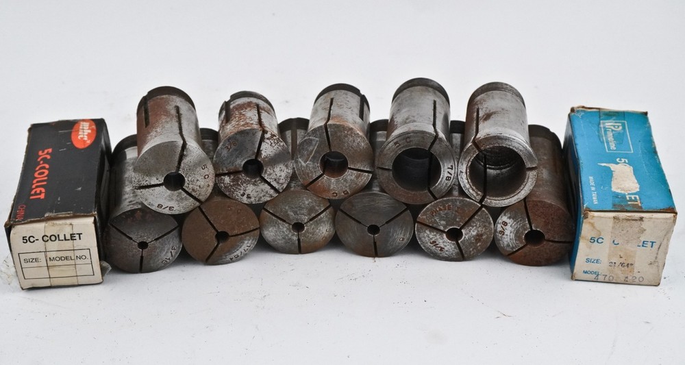 5C collets 13 Piece Set of Assorted Sizes