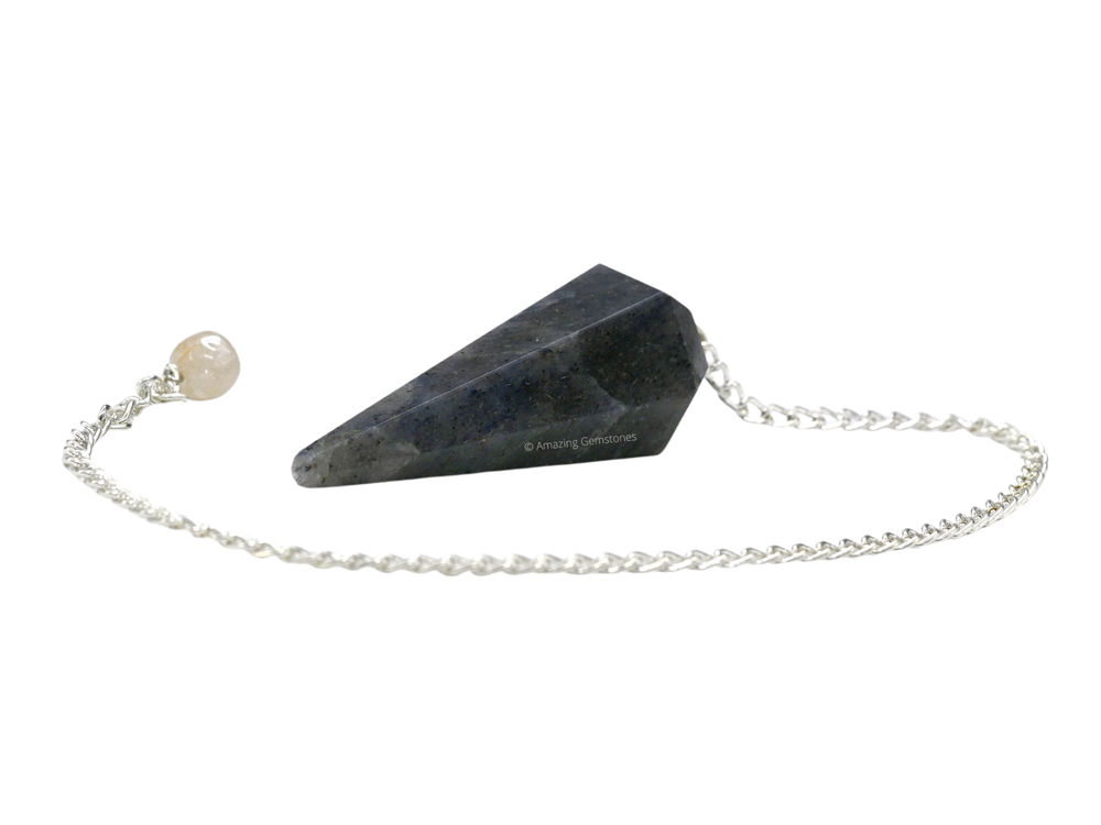 Iolite Dowsing Crystal Pendulum
