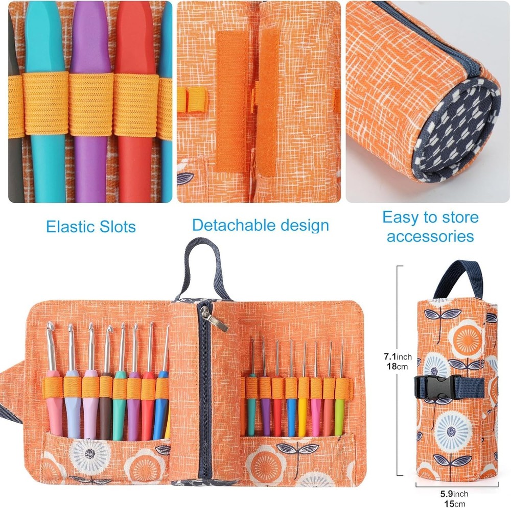 Ergonomic Crochet Set for Comfortable Crocheting