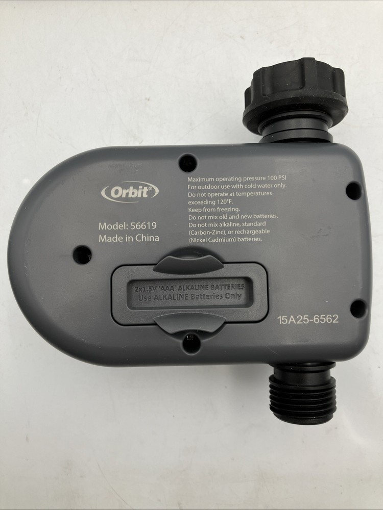 Orbit 56619 Electronic Programable Single Garden Hose Watering Timer Open Box