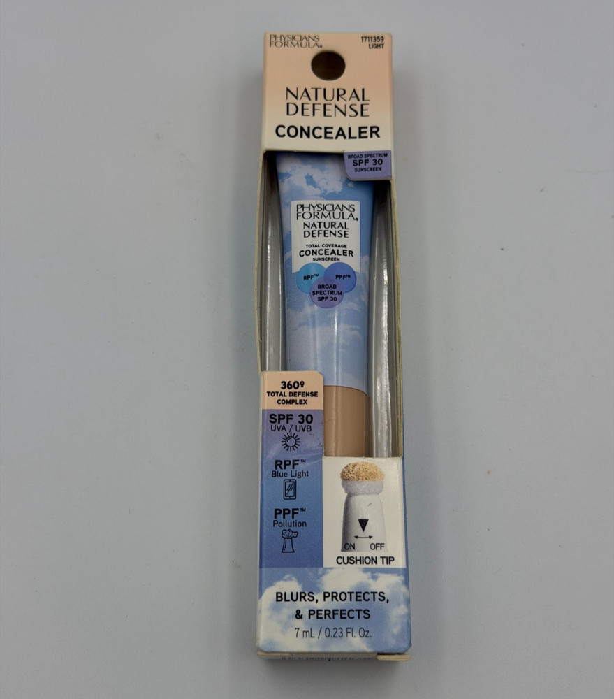 Physicians Formula Natural Defense Total Coverage Concealer in Light SEE EXP