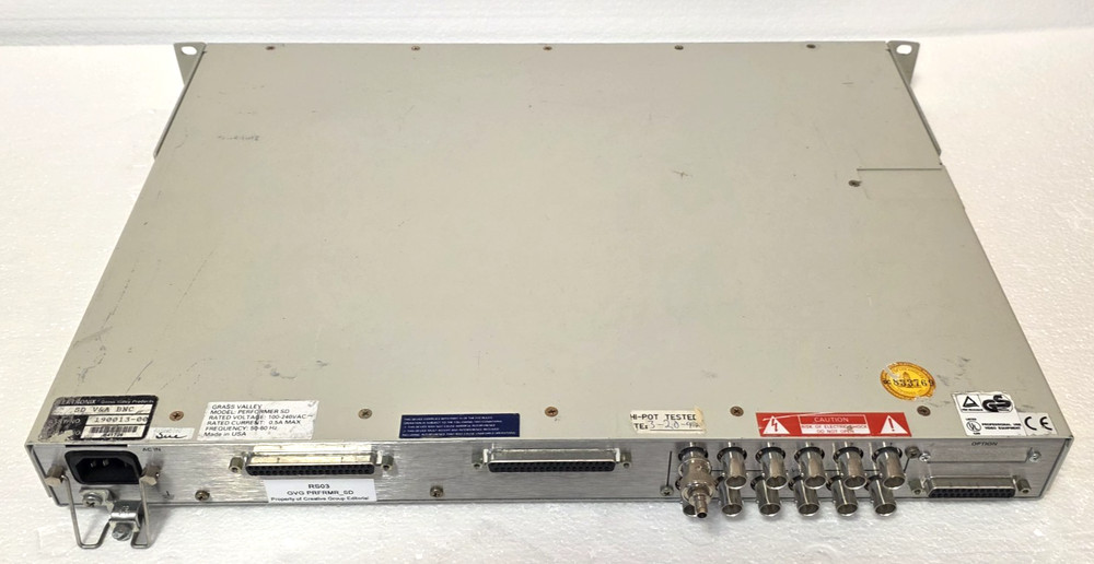 Grass Valley Group Performer SD VAA Tested & Working