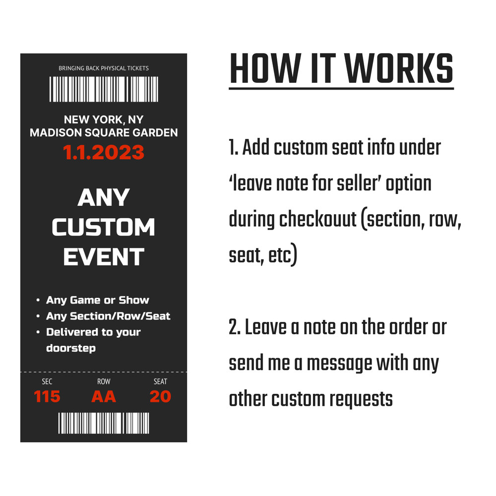 2025 NBA FINALS Thunder vs Pacers Replica Customizable Ticket Stub Any Seat/Game