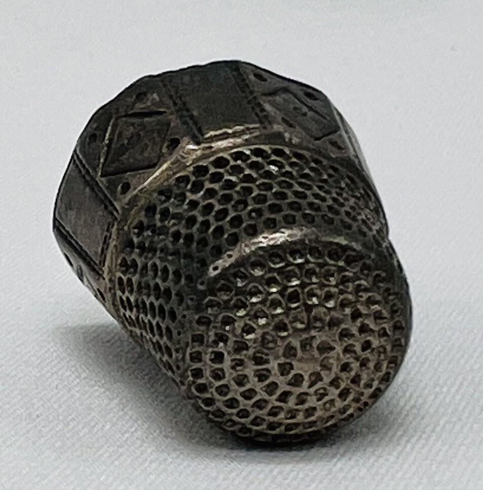 Sterling Silver Thimble Vintage Sewing Thimble Size 9