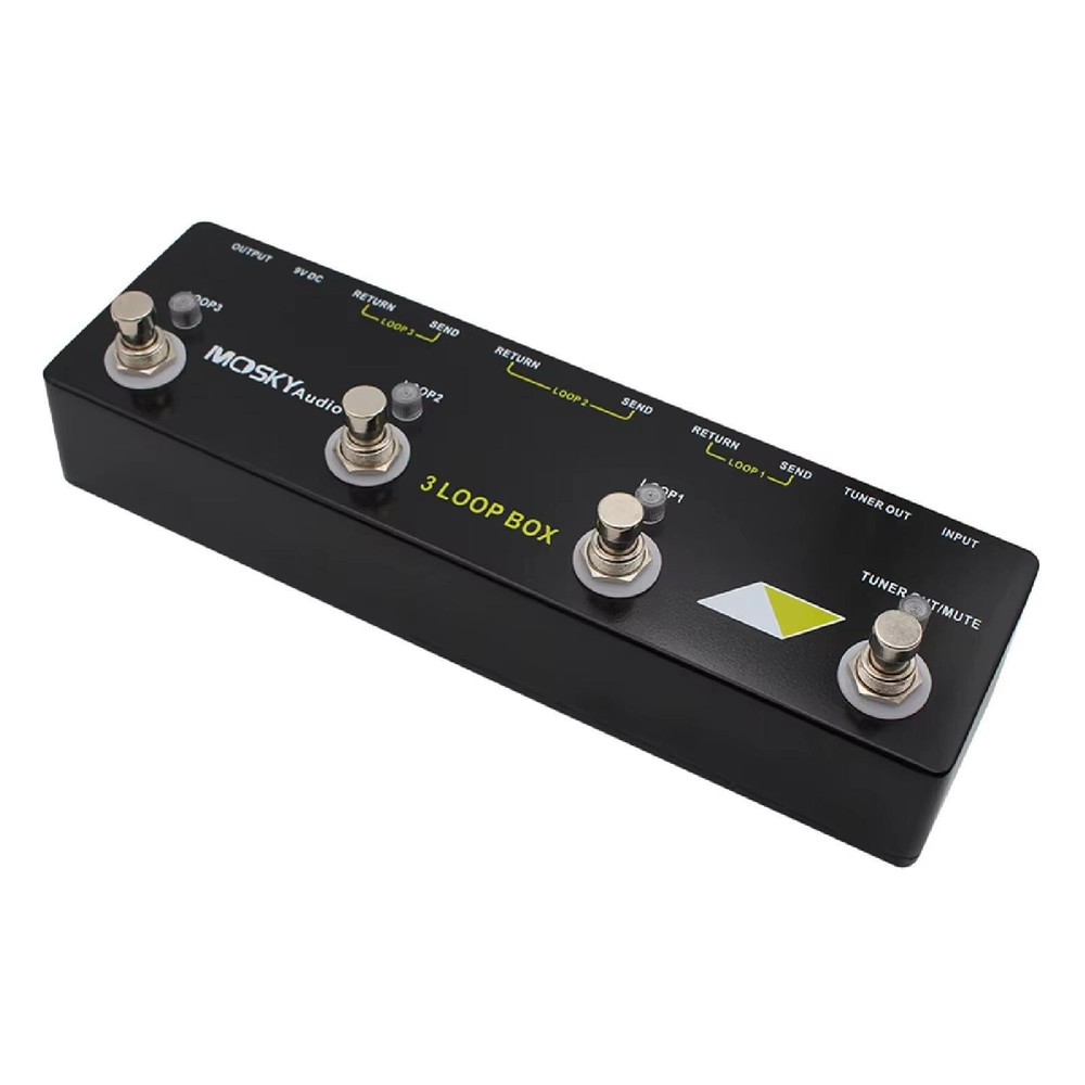 MOSKY Audio 3 LOOP BOX Guitar Pedal Looper Switcher Effect Pedal Loop System CA