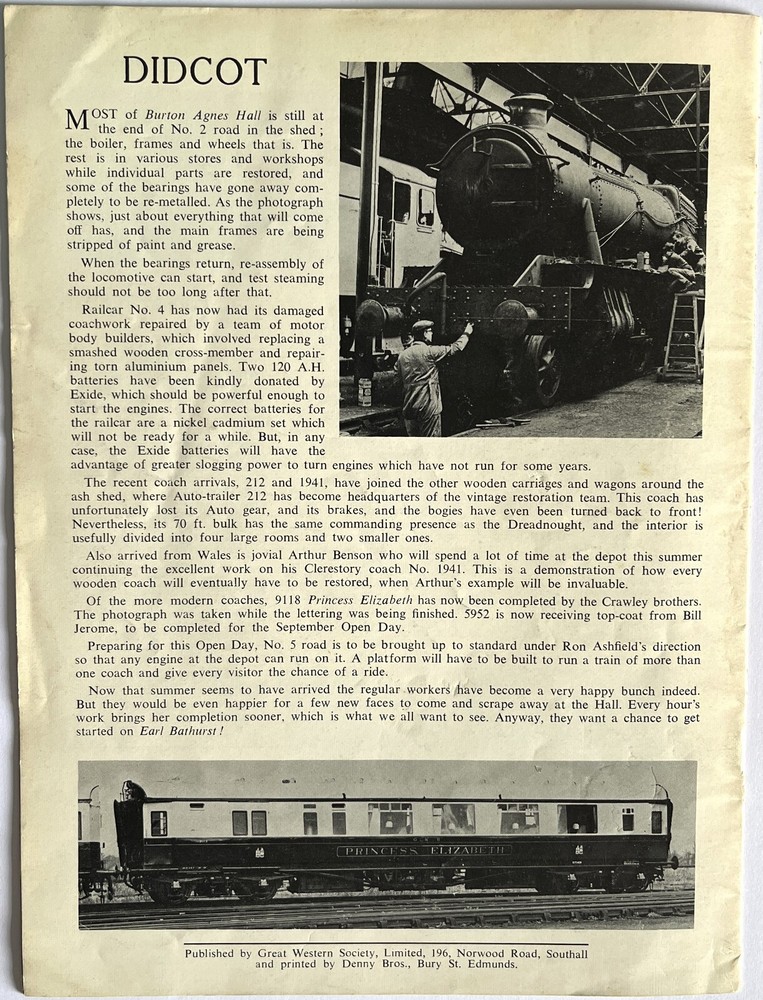 Great Western Echo Summer 1970 (L11)