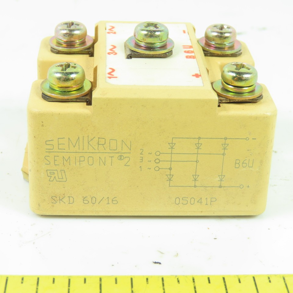 Semikron SKD 60/16 3Ph Bridge Rectifier 1600V 60A