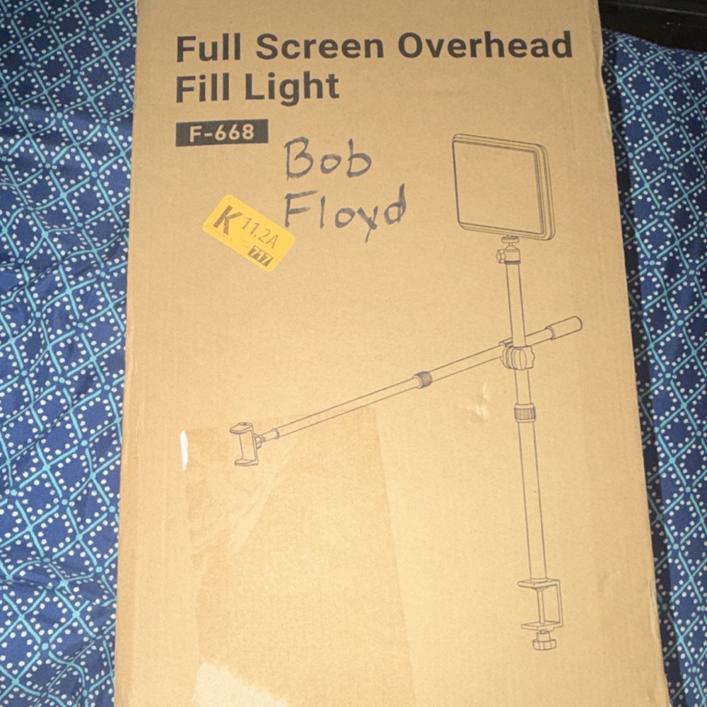 F-668 Full Screen Overhead Fill Light Studio Continuous Lighting Kit