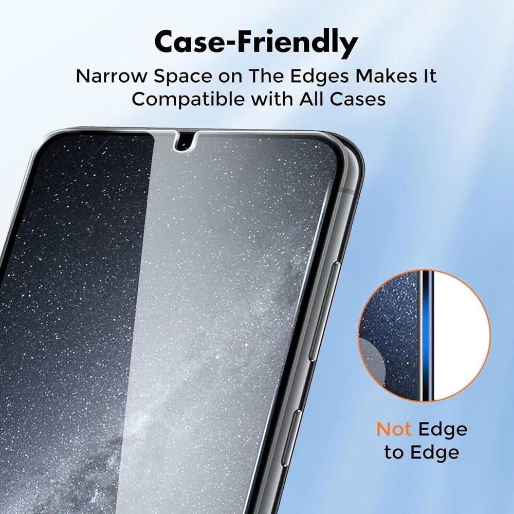 2-PACK For Samsung Galaxy S24 FE High Quality Tempered Glass Screen Protector