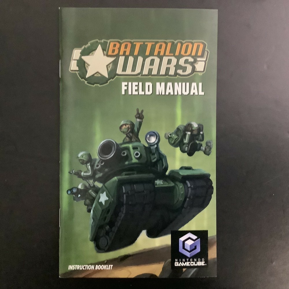 Batallion Wars Nintendo Gamecube Instruction Manual Only