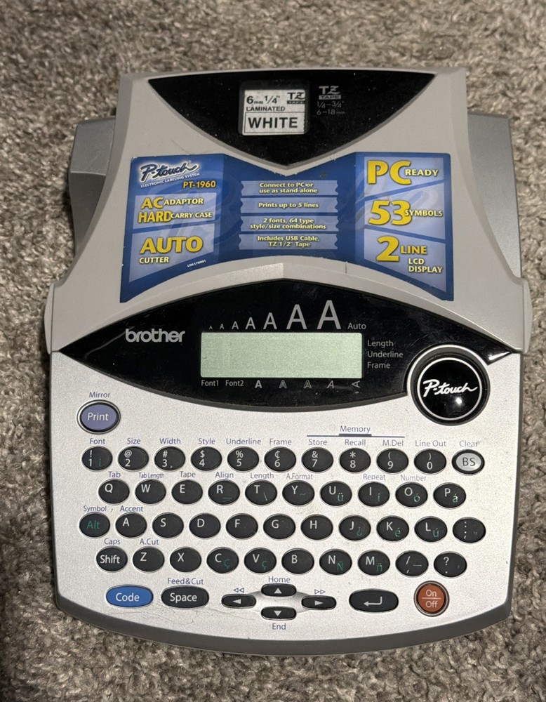 Brother P-Touch PT-1950 Label Thermal Printer