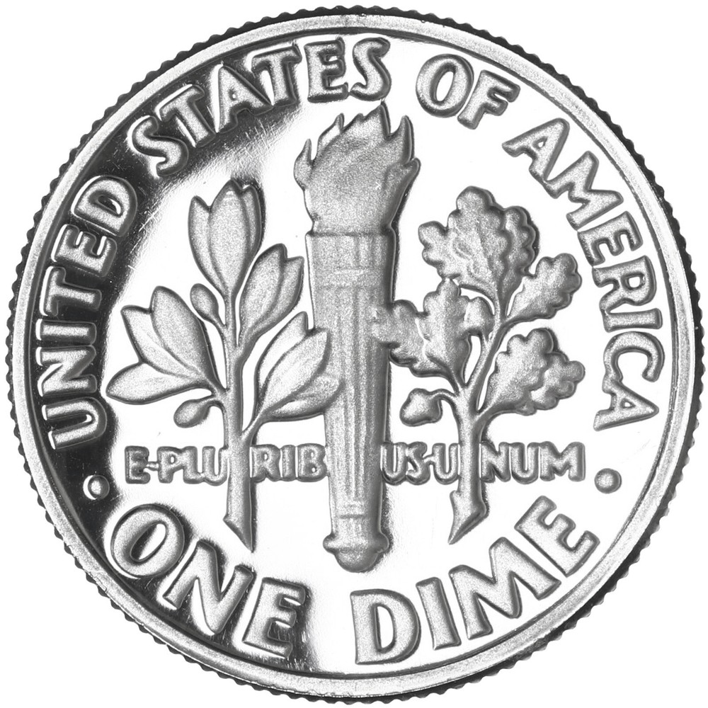 1984 S Roosevelt Dime Gem DCam Proof CN-Clad