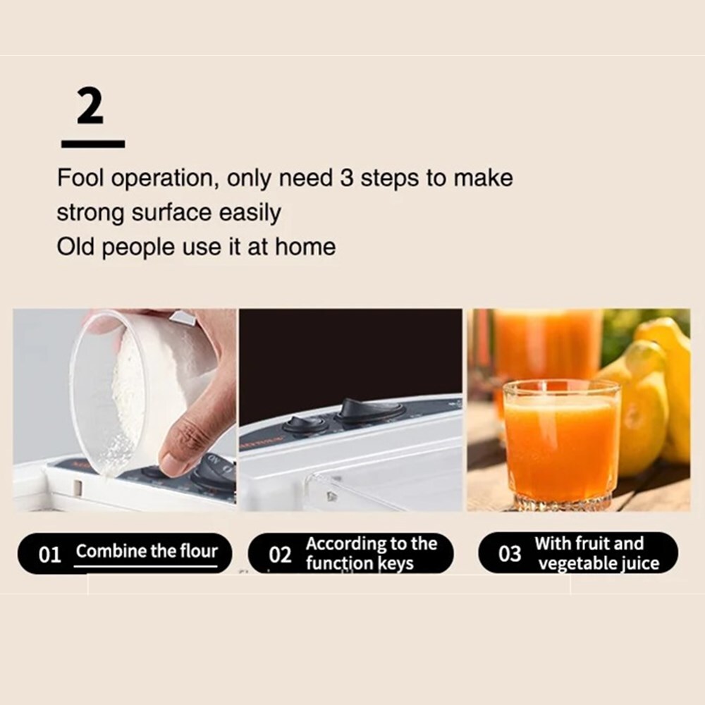 Electric Pasta Maker Automatic Noodle Making Machine with 9 Pasta Shape