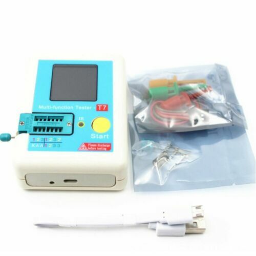 LCR-T7 Transistor Tester TFT Diode Triode Capacitance Meter ESR NPN PNP MOSFET