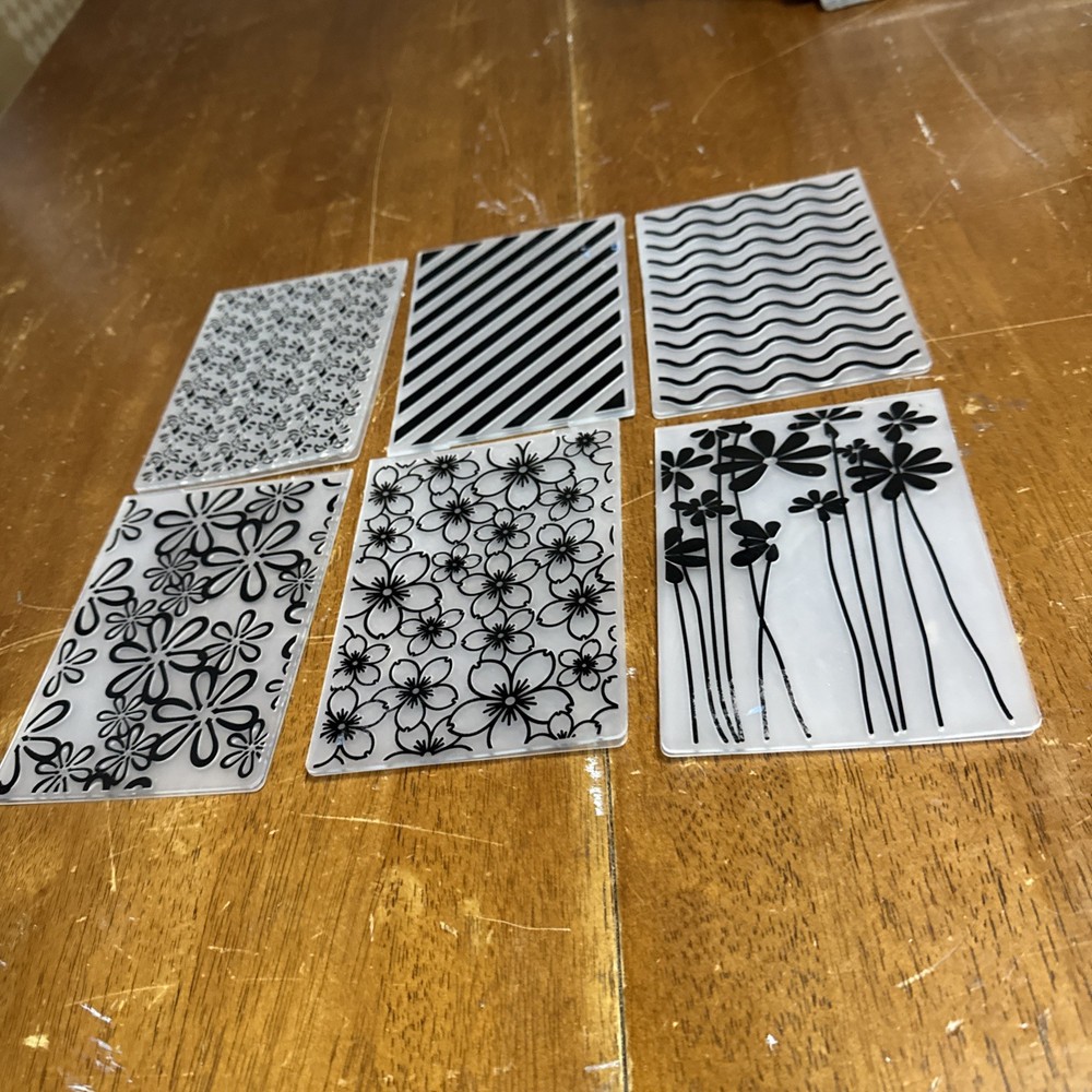 stampin up embossing folder lot