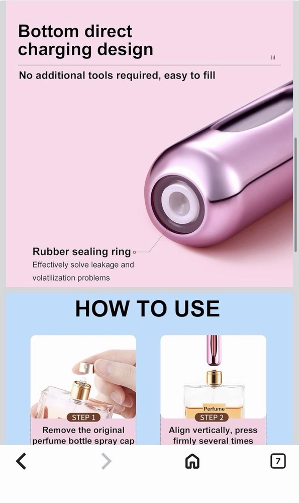 4 Yamadura Portable Mini Refillable Perfume Atomizer Bottles