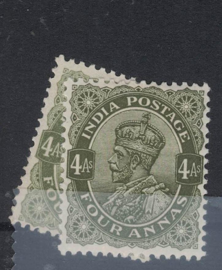 India SG 174-5 MOG (10fkf)