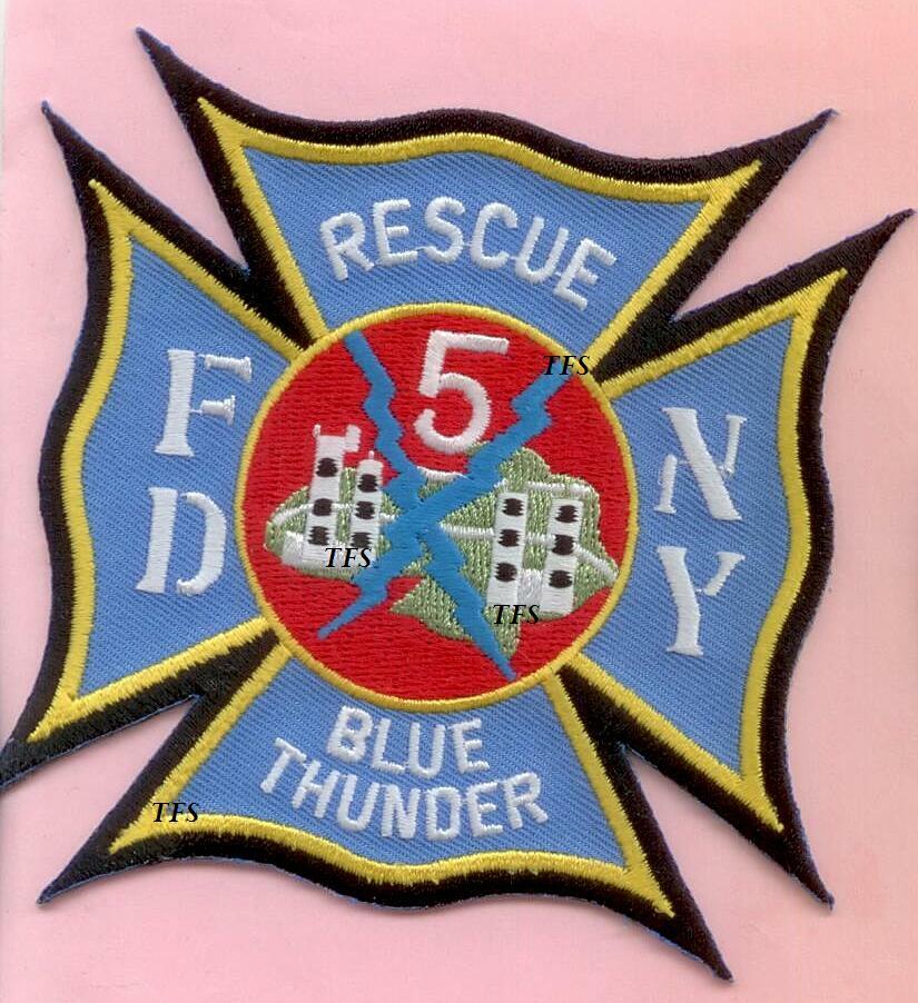 New York City Fire Dept Rescue 5 Patch