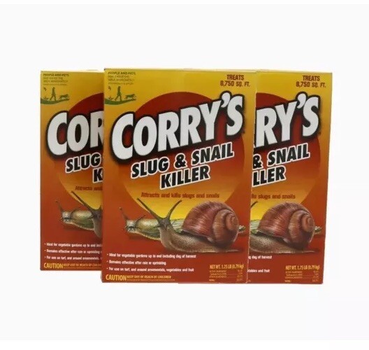 (3) Slug Snail Bait Killing Granules ~ New Corry's