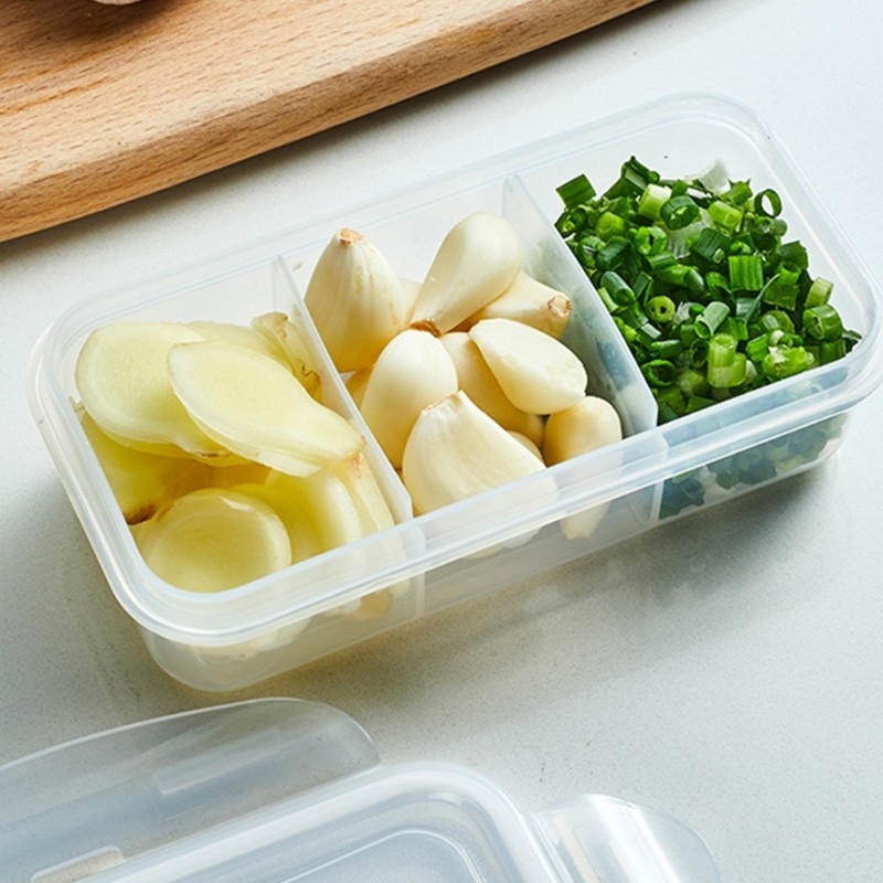 Efficient Plastic Keepers With Three Divisions Sealed Odor Prevention