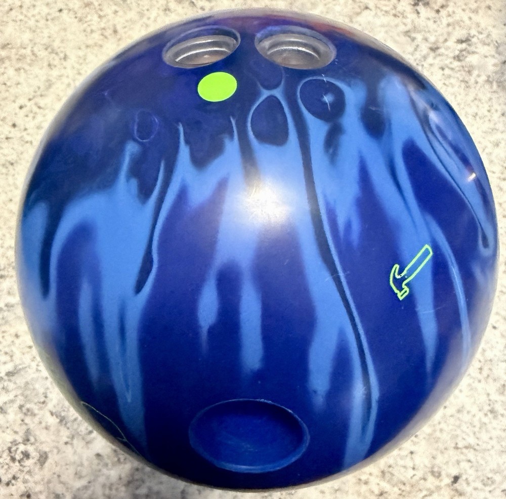 🎳 HAMMER HAMMERHEAD – 14 lbs, Used (Single Drill, 15 Games)