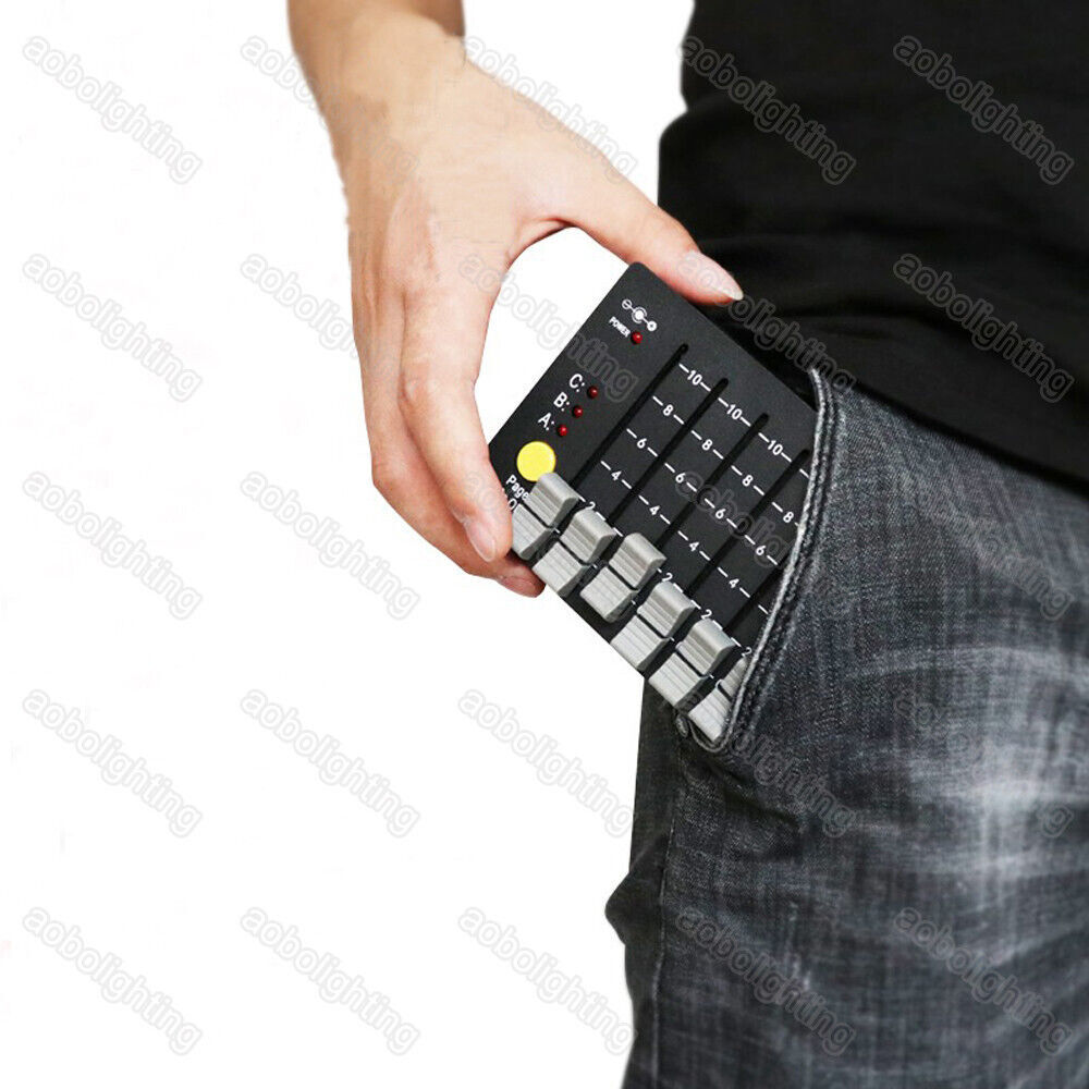 DJ Lighting DMX 512 Console Mini Battery Disco Party Show Stage Light Controller