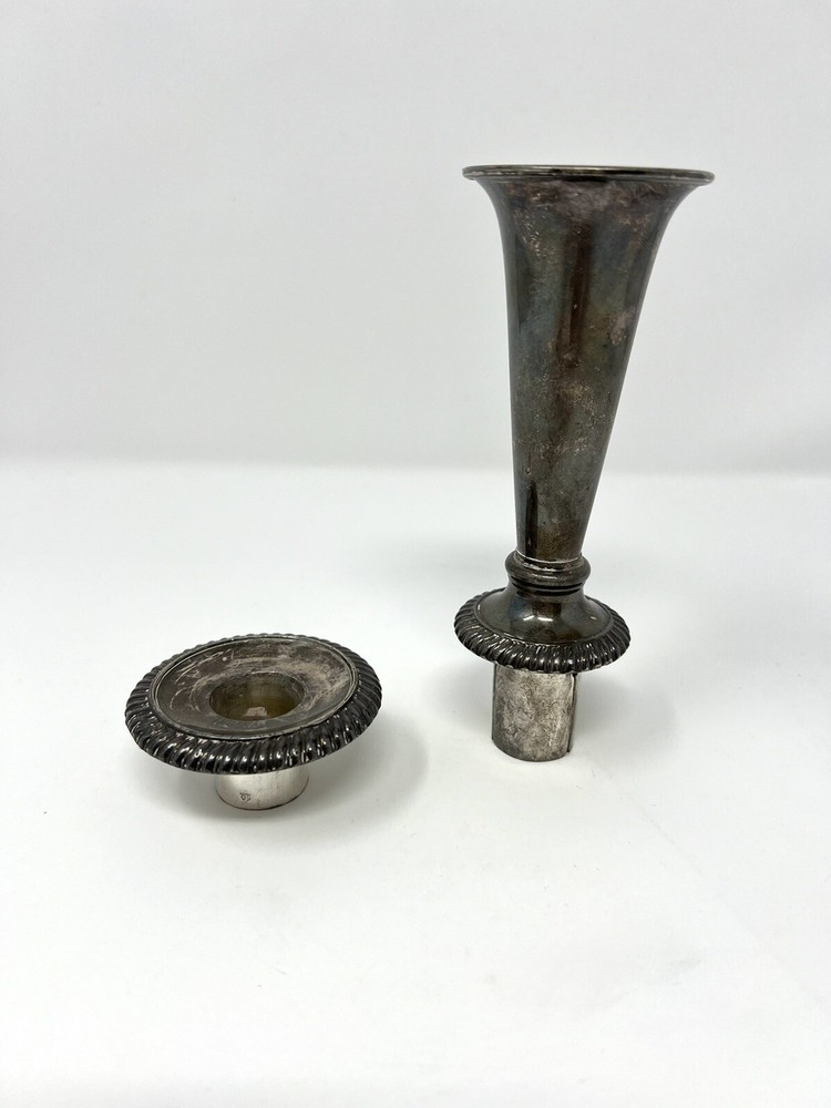 Antique Silver Plated Candlestick (parts)