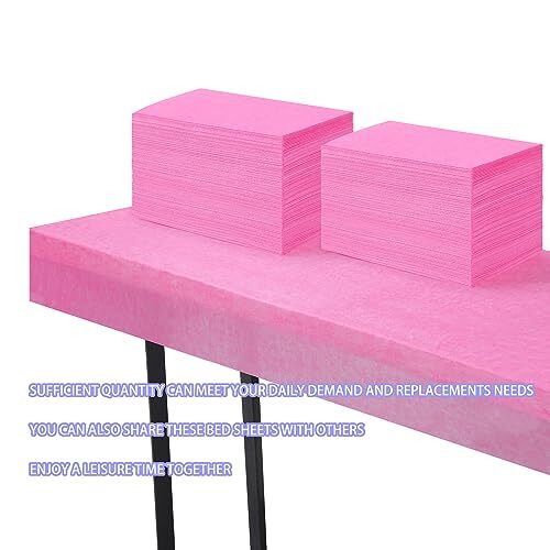 50 Pack Disposable Bed Sheets for Salon Massage Spa Table Cover