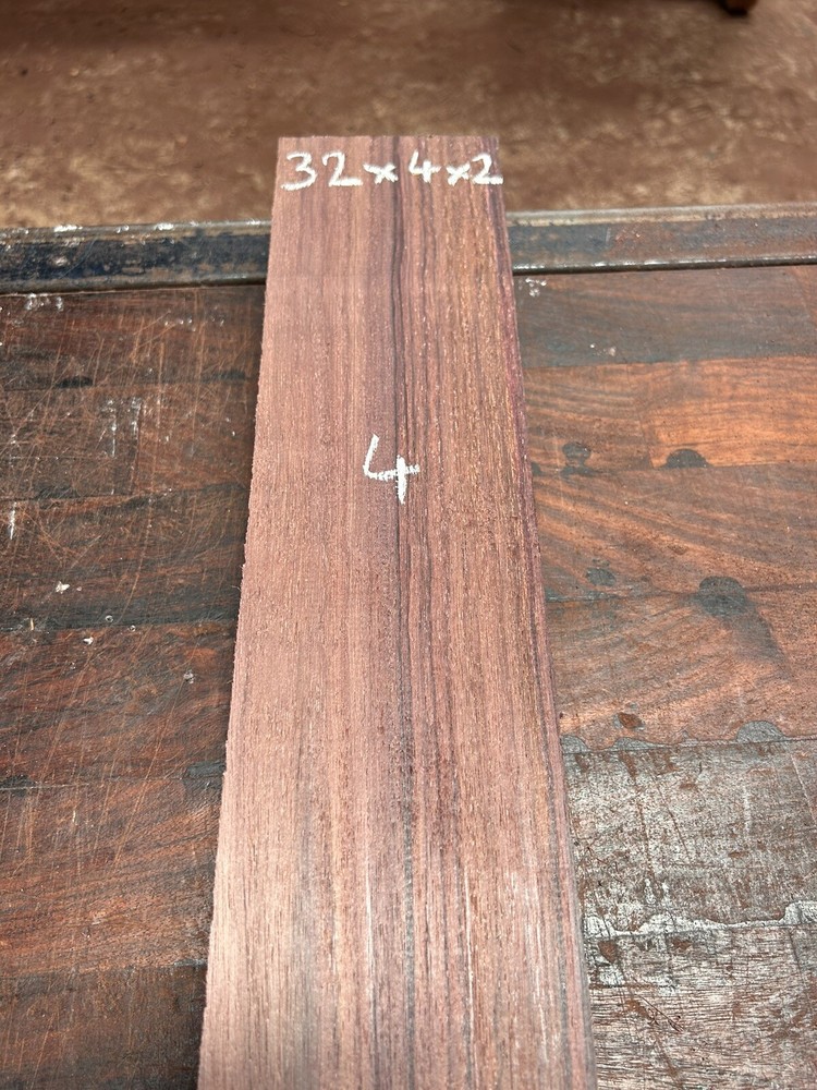 INDIAN ROSEWOOD BLANK 32” X 4" X 2” SAME ITEM