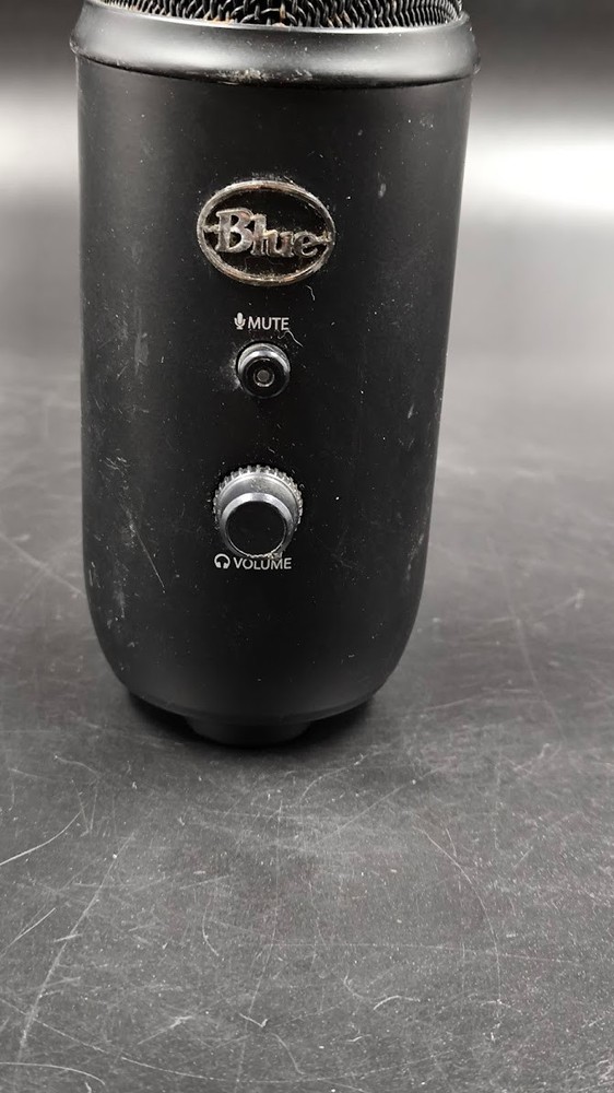 Blue Yeti Microphone Used Working Black