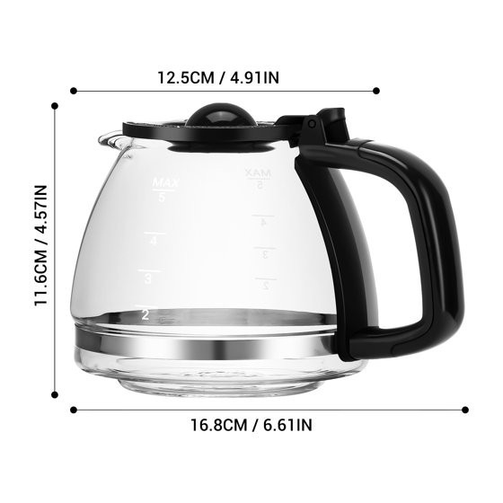Mainstays 5 Cup Plastic & Glass Replacement Carafe