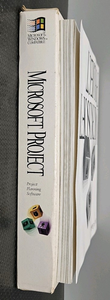 Windows Microsoft Project v4.0 Vintage Software 3.5" DISKETTES *Untested As-Is*