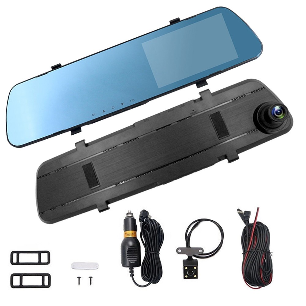 4.3in Car DVR Camera Recorder 1080P Dash Cam Camcorder Camera G-sensor Recorder
