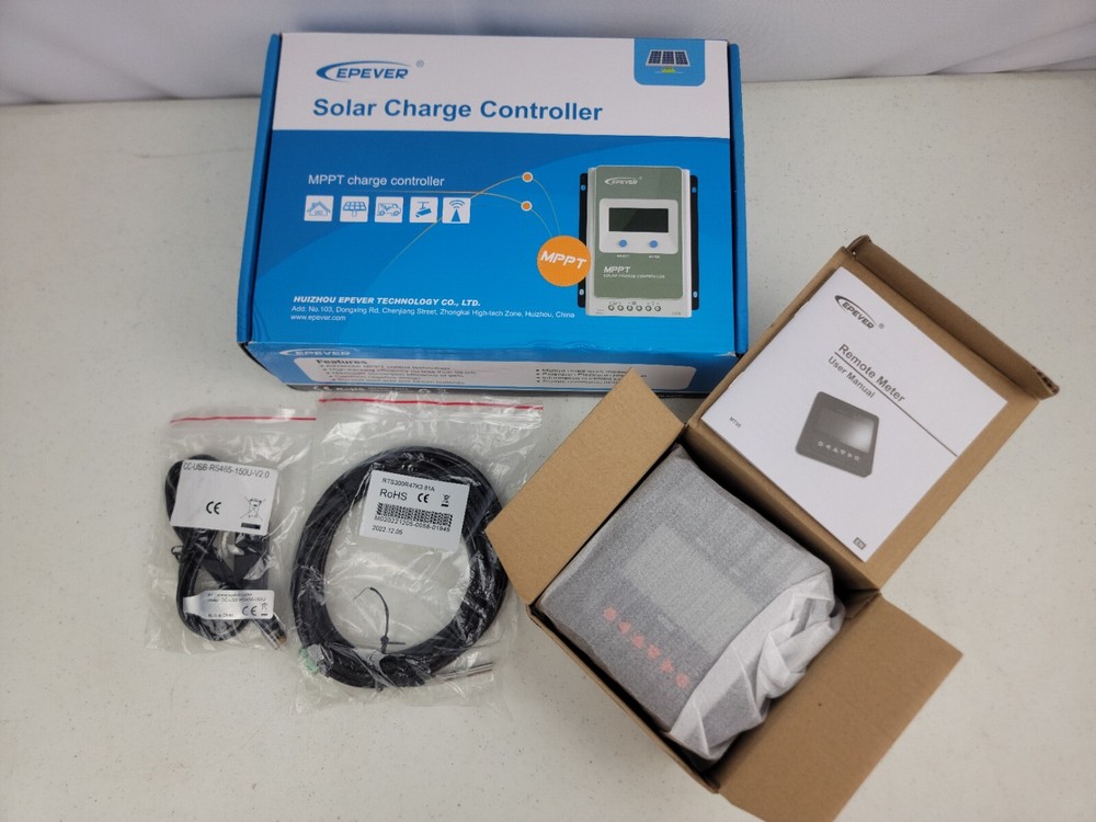 MPPT Solar Charge Controller 40A+ Remote Meter MT50+Temp