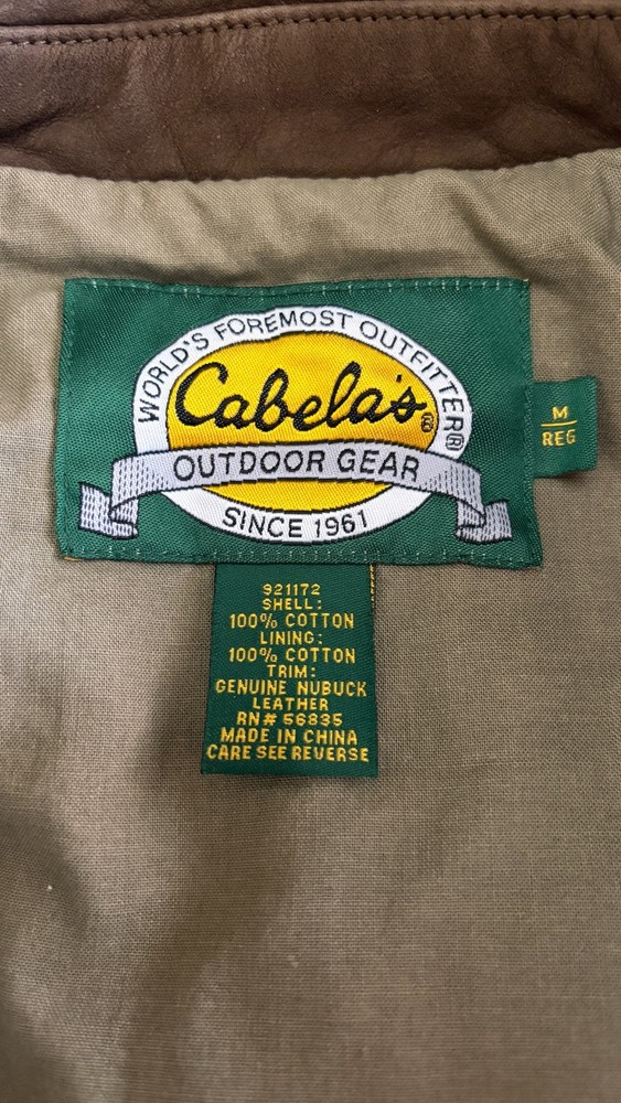 SCEERY OUTDOORS Cabela's UA2 Style Flight Jacket NEW Medium