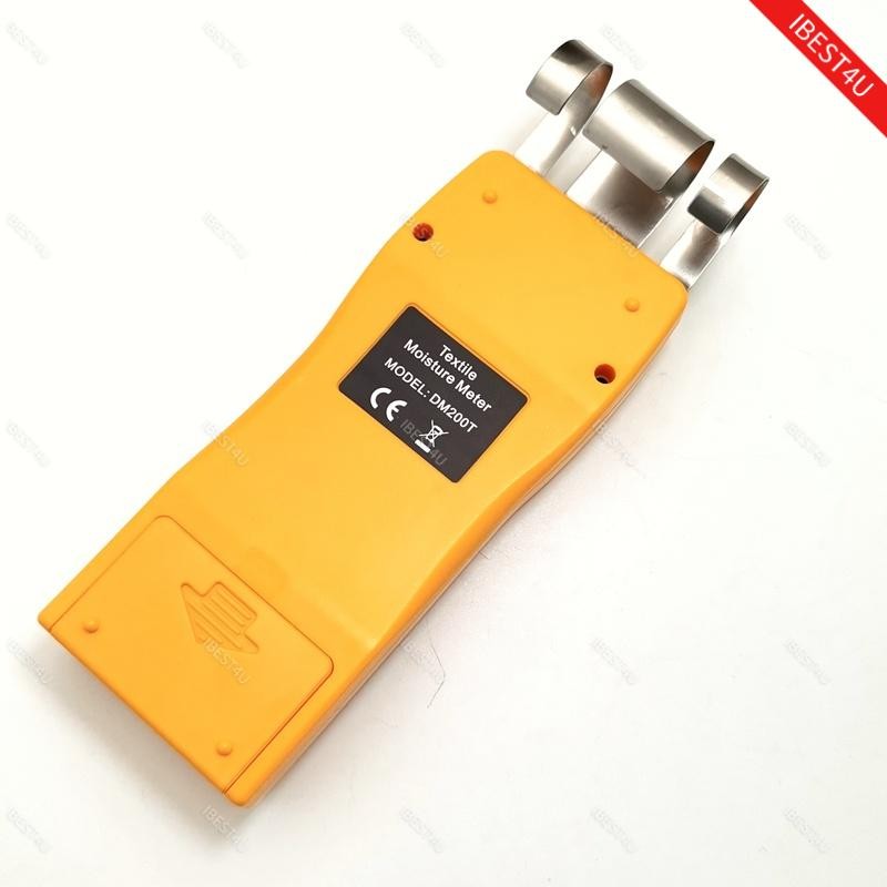 Textile Moisture Meter Tester for Cotton Clothes Yarn Wool Material Analyzer