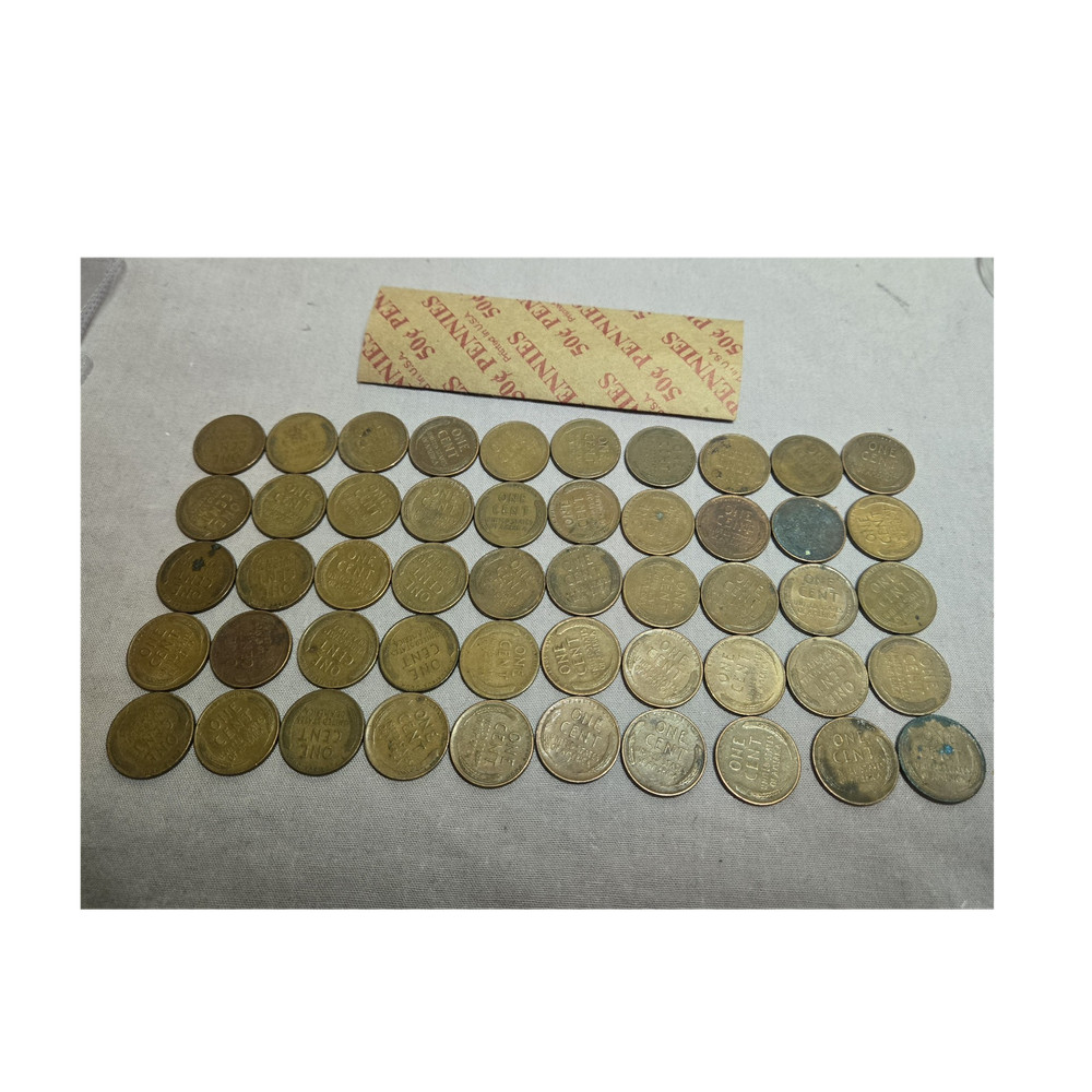 FULL ROLL Wheat Pennies - Random Dates/Mint Marks!