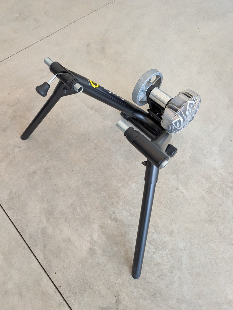 CycleOps Fluid2 Indoor Trainer with front wheel adjustable stand