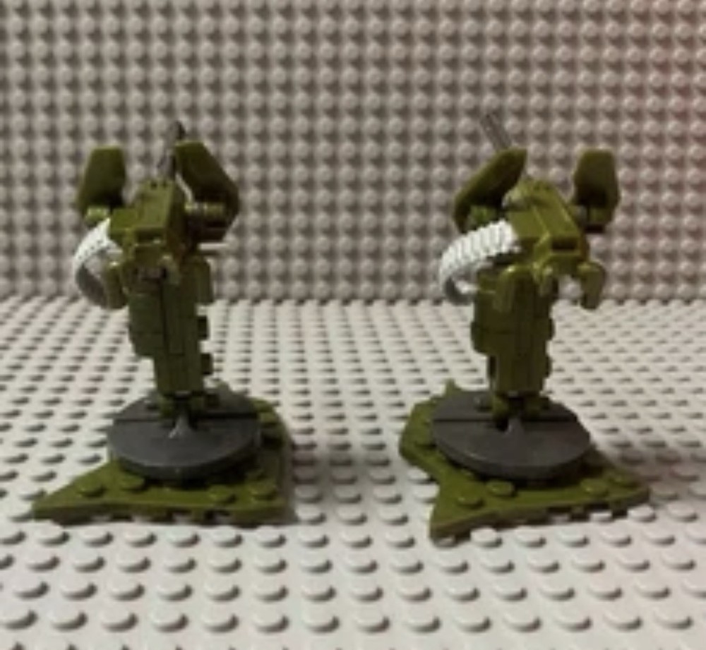 MEGA BLOKS CONSTRUX Halo machine gun (Rotatable) x2