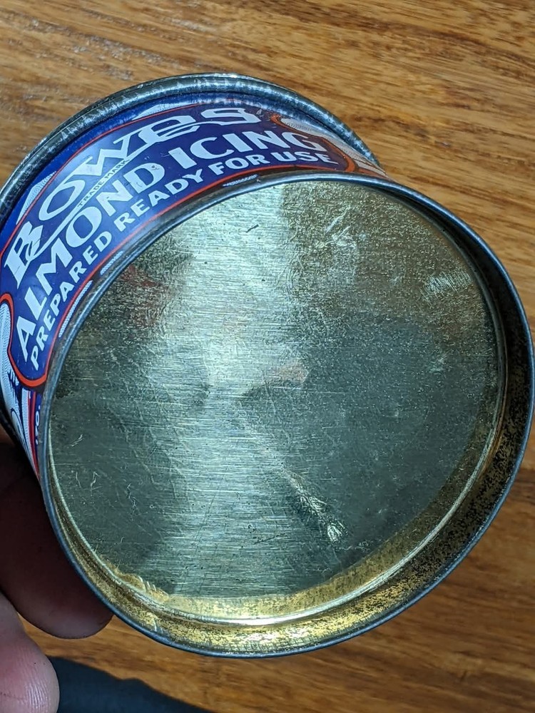 Beautiful Bowes Almond Icing tin, Toronto Canada