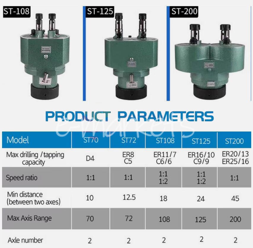 Two-Spindle Boring Machine Multi-spindle Drill Multi-Head Drill Tapping Machine