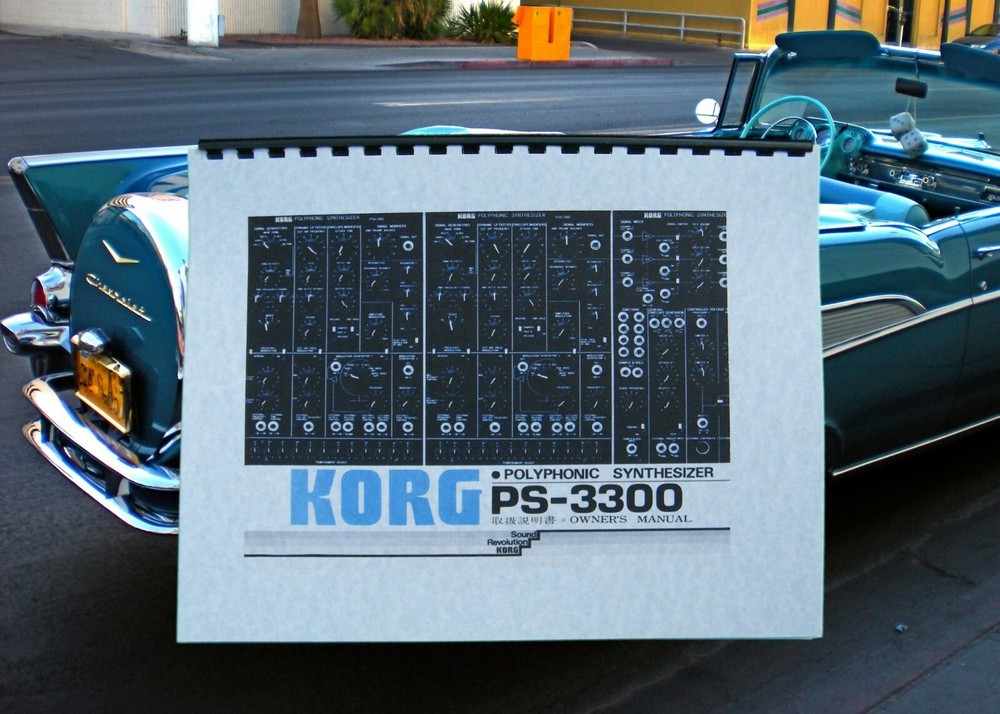 KORG PS-3300 POLYPHONIC SYNTHESIZER OWNERS MANUAL