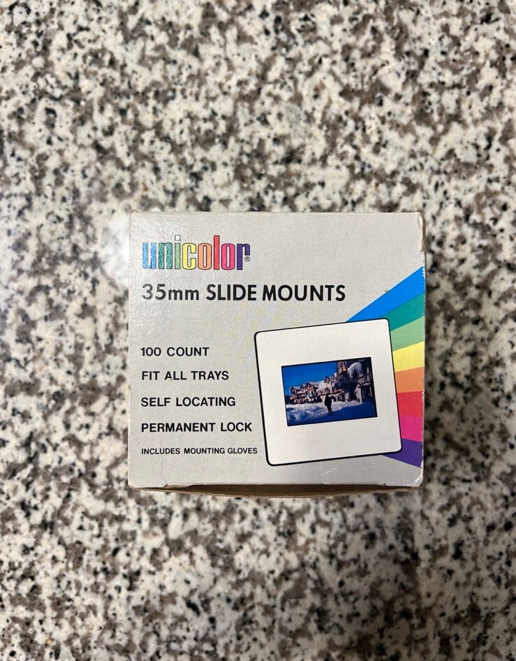 Unicolor 35mm slide mounts
