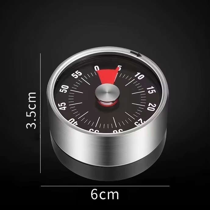 Visual Timer Magnetic Mechanical Countdown Clock for Classroom Kitchen Baking