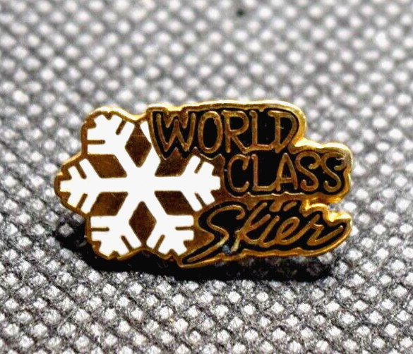 World Class Skier Ski Pin