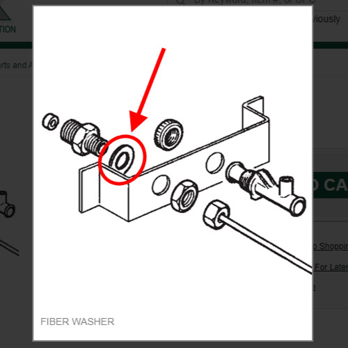 FIBER WASHER #1011357-13