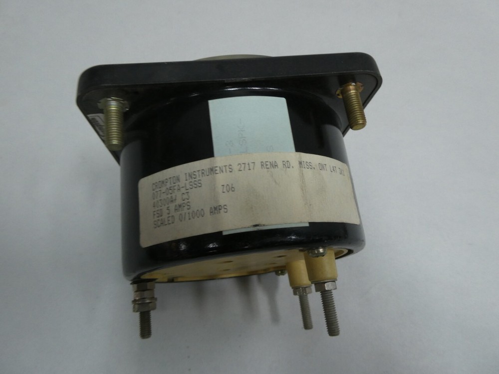 Crompton 077-05FA-LSSS Ammeter 0-1000a Amp