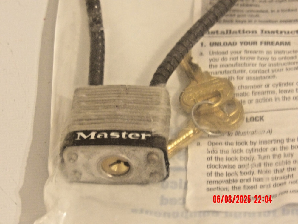 Master Gun Lock New